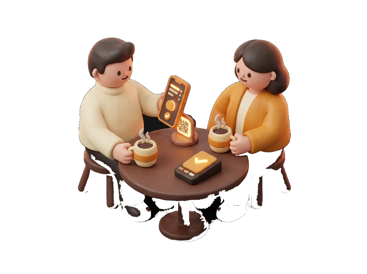 Pedir y pagar en la mesa