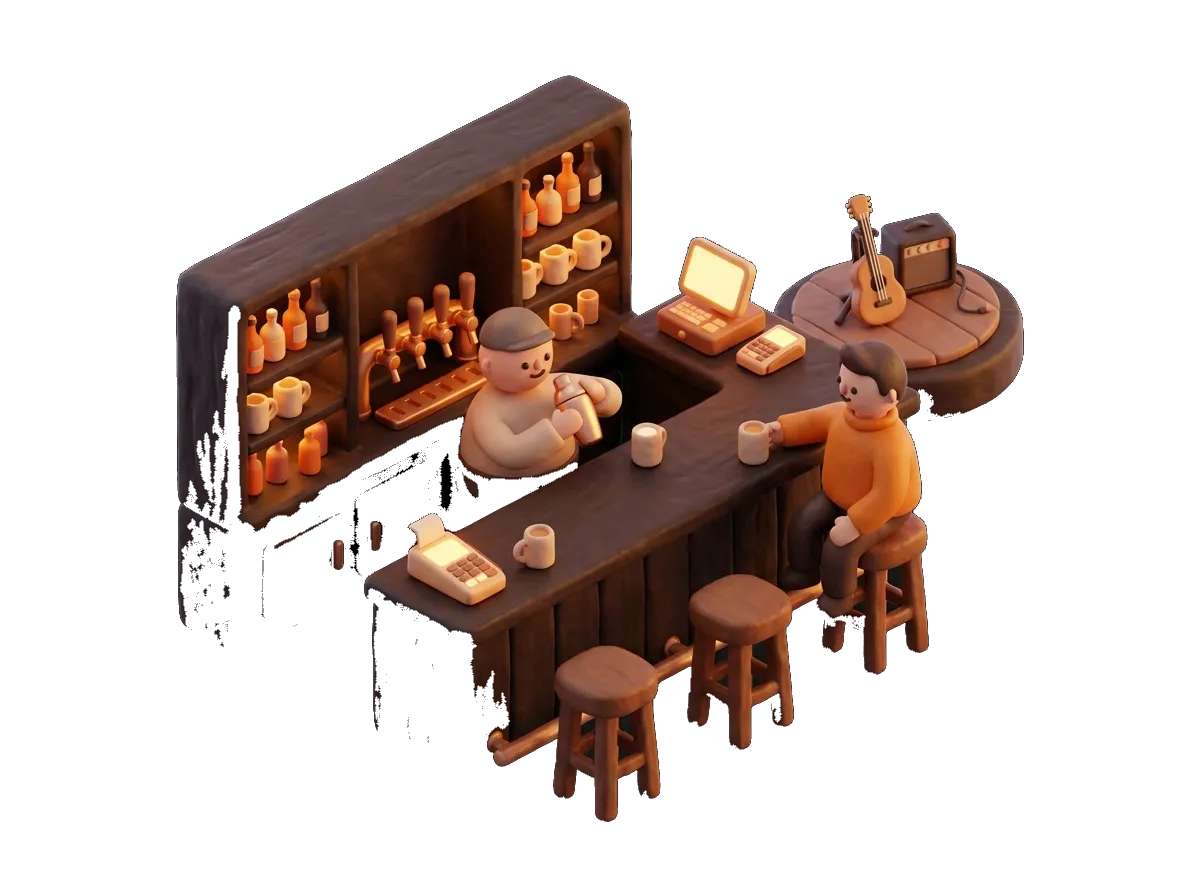 Pubs y coctelería