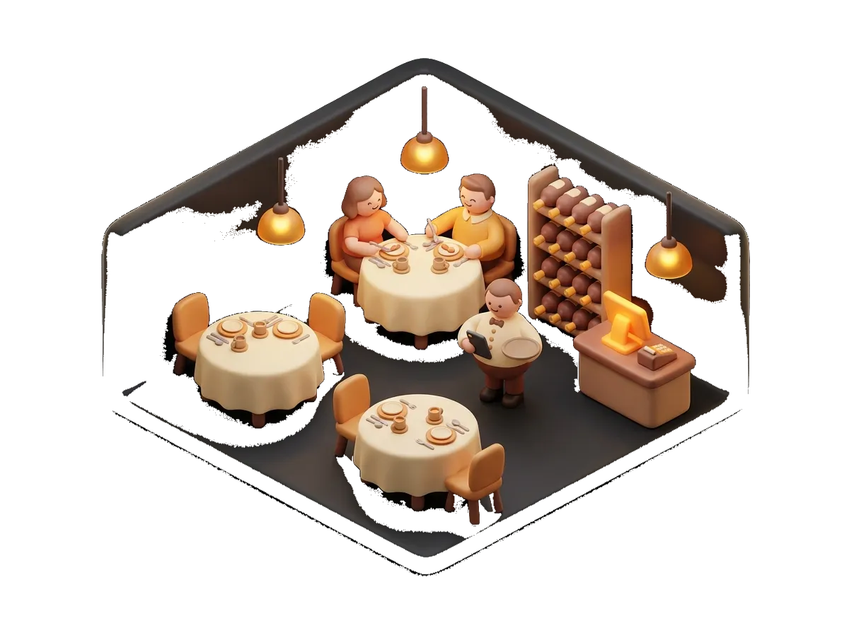 Ilustración: Restaurantes
